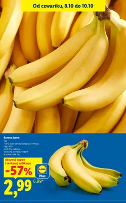 Banany luzem promocja w Lidl