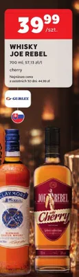 Whisky Joe Rebel Cherry promocja w Stokrotka