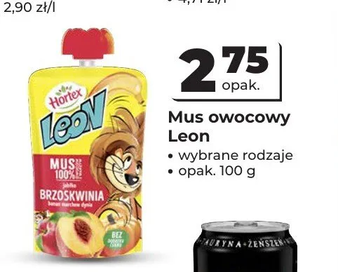 Mus owocowy Leon promocja w Odido