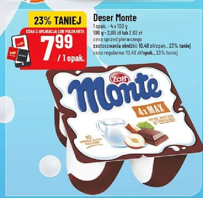 Deser Monte promocja w POLOmarket
