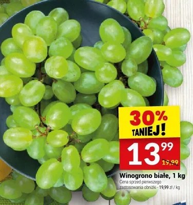 Winogrono białe promocja w Twój Market