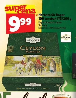 Herbata Sir Roger Ceylon promocja w TOPAZ