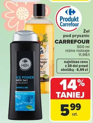Żel pod prysznic mleczko oliwkowe Palmolive naturals promocja w Carrefour Market