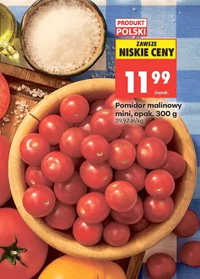 Pomidor malinowy mini promocja w Biedronka
