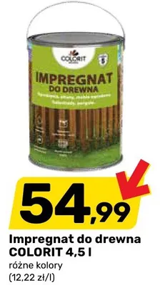 Impregnat do drewna różne kolory promocja w Bricomarche