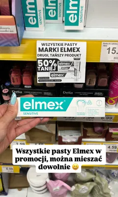 Pasta do zębów elmex Sensitive promocja w Dino