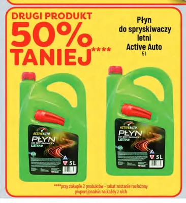 Płyn do spryskiwaczy letni Active Auto promocja w POLOmarket