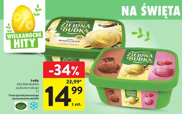 Lody wybrane rodzaje promocja w Intermarche