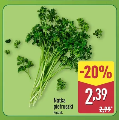 Natka pietruszki promocja w Aldi