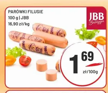 Parówki Filusie JBB promocja w Sedal