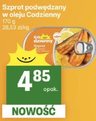 Szprot podwędzany w oleju promocja w Delikatesy Centrum