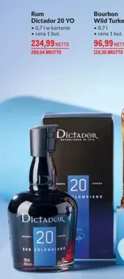 Rum Dictador 20 YO promocja w Makro