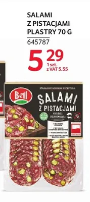 Salami z pistacjami plastry Bell promocja w Selgros