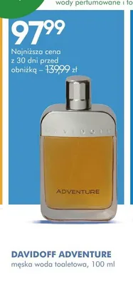 Męska woda toaletowa Davidoff Adventure promocja w Super-Pharm