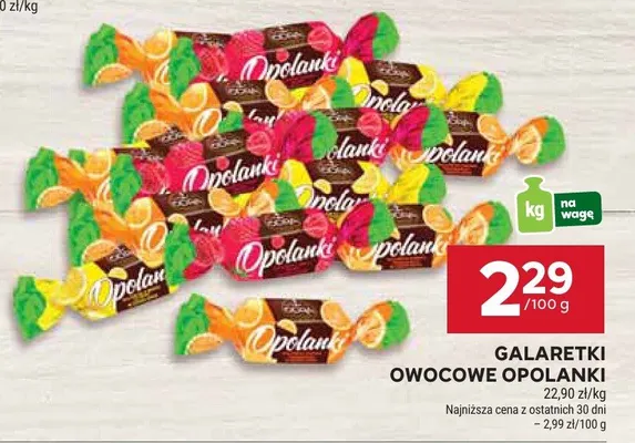 Galaretki owocowe Opolanki promocja w Stokrotka