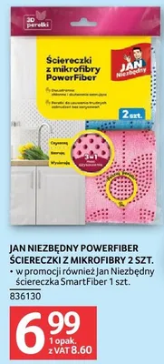 Jan Niezbędny PowerFiber ściereczki z mikrofibry 2szt. promocja w Selgros