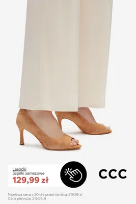Szpilki zamszowe Lasocki promocja w CCC