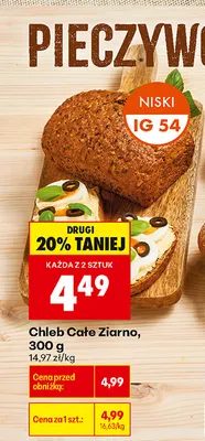 Chleb Całe Ziarno promocja w Biedronka