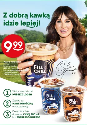 Zestaw kawa na ciepło lub espresso doppio + kubek z lodem Fill & Chill promocja w Żabka