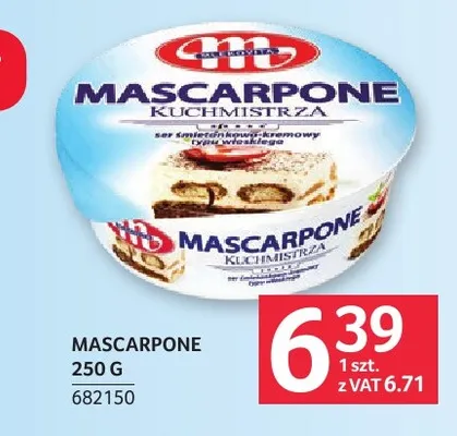 Ser mascarpone Kuchmistrza Piątnica promocja w Selgros