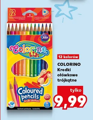 Kredki ołówkowe trójkątne Colorino promocja w Kaufland