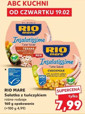 Sałatka z tuńczykiem różne rodzaje promocja w Kaufland