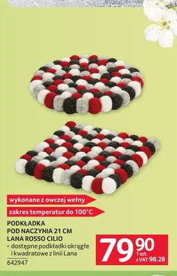 Podkładka pod naczynia 21cm Lana Rosso Cilio promocja w Selgros