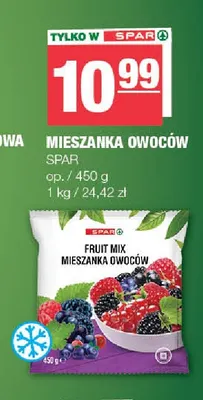 Mieszanka owoców SPAR promocja w SPAR