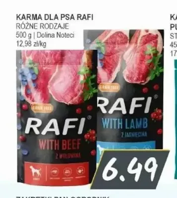 Karma dla psa Rafi z wołowiną promocja w Słoneczko