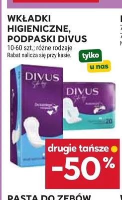 Podpaski Divus promocja w Stokrotka
