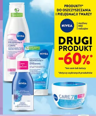 Produkty do oczyszczania i pielęgnacji twarzy Nivea promocja w Intermarche