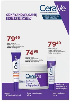 Krem z peptydami CeraVe Skin Renewing promocja w Ziko Dermo