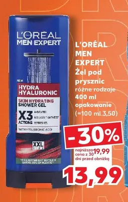 Żel pod prysznic L'Oréal Men Expert promocja w Kaufland