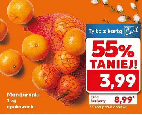 Mandarynki promocja w Kaufland