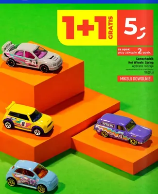 Samochodzik Hot Wheels Spring promocja w Dealz