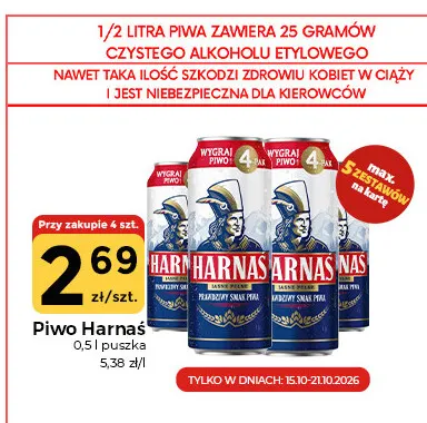 Piwo Harnaś promocja w Społem Częstochowa