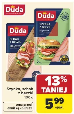 Schab z beczki Duda promocja w Carrefour