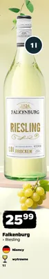 Wino białe Falkenburg Riesling wytrawne promocja w Netto