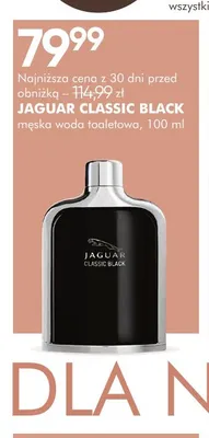 Męska woda toaletowa Jaguar Classic Black promocja w Super-Pharm