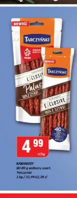 Kabanosy Tarczyński Palusy promocja w Chorten