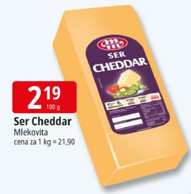 Ser Cheddar promocja w Leclerc