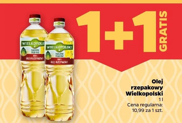 Olej rzepakowy wielkopolski promocja w Netto