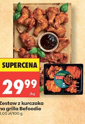 Zestaw z kurczaka na grilla Befoodie promocja w Biedronka