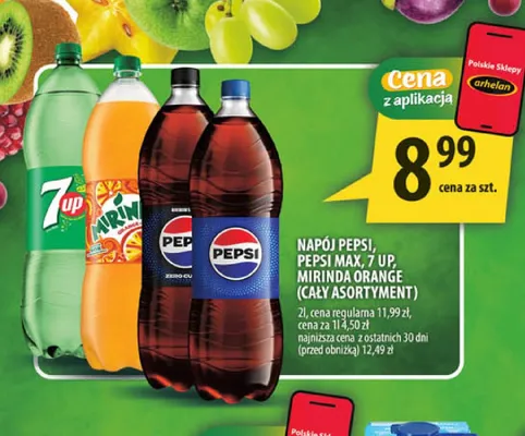 Napój gazowany Pepsi promocja w Arhelan