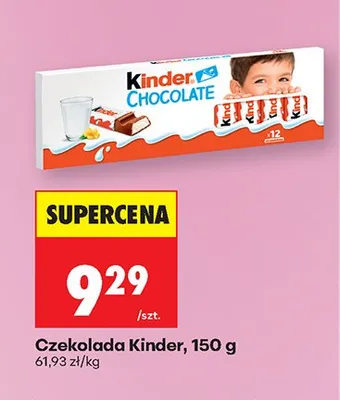 Czekolada Kinder promocja w Biedronka