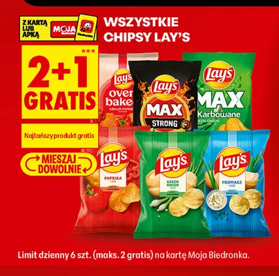 Chipsy Lay's promocja w Biedronka