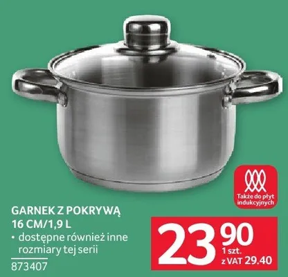 Garnek z pokrywą 16 cm/1.9 L promocja w Selgros