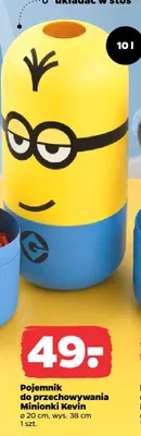 Pojemnik do przechowywania Minionki Kevin 10 l promocja w Netto