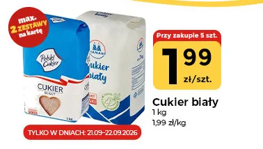 Cukier biały promocja w Społem Częstochowa