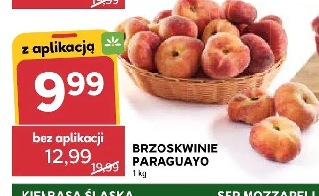 Brzoskwinie paraguayo promocja w Stokrotka